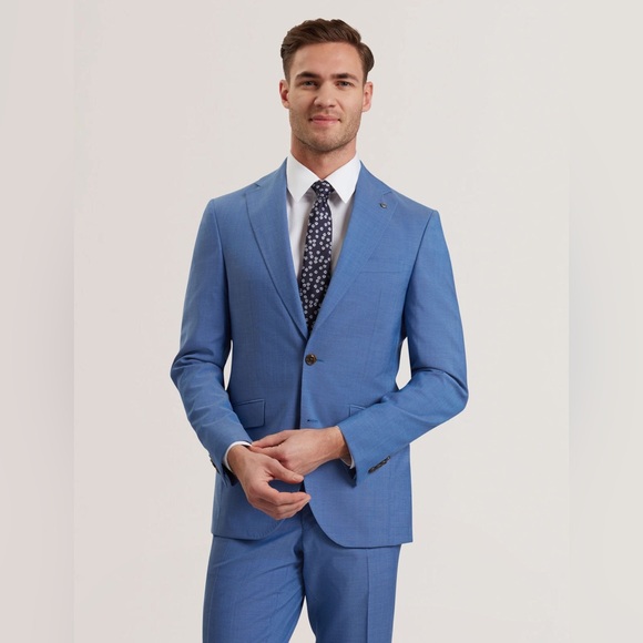 Ted Baker Other - Ted Baker London Jaying Slim Fit Textured Wool Suit Jacket in Blue